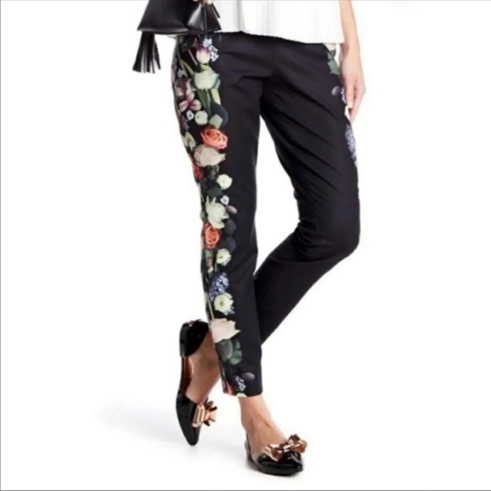 Ted Baker London Floral Black Pants
